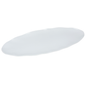 Yanco Catering Platter, 24"L x 10"W, oval, melamine, white - EA - CAT-2024W
