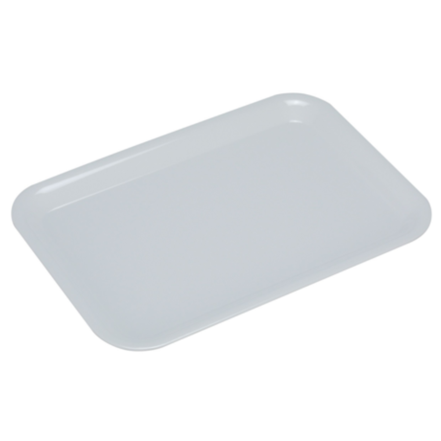 Yanco Catering Cake Plate, 17-1/2"L x 12-1/2"W, rectangular, melamine, white - CAT-9032