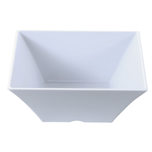 Yanco Rome Bowl, 2 Quart square, melamine, white - RM-4107
