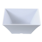 Yanco Rome Bowl, 2 Quart square, melamine, white - RM-4107