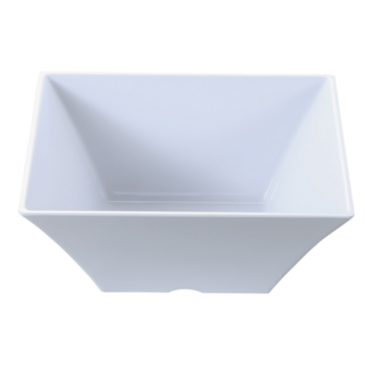 Yanco Rome Bowl, 4 Quart square, melamine, white - RM-4109