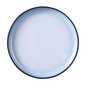 Sentry Deep Plate Round Break-Resistant,White and Black Melamine - SN-110