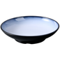 Yanco Sentry Pasta Bowl, 55 oz. Break-Resistant White and Black Melamine - SN-311