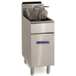 Imperial Stainless Steel Tube-Fired Gas Floor Fryer 40 lb - 105,000 BTU - IFS-40