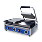 Globe Double Smooth Cast Iron Plate Electric Sandwich Grill NSF 20" - GSGDUE10