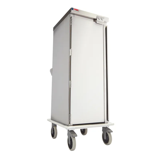 Cambro ProServe Stainless Steel Meal Delivery Cart with Top Rail, 8 Tray, 15" x 20" – MDS1520T8R000