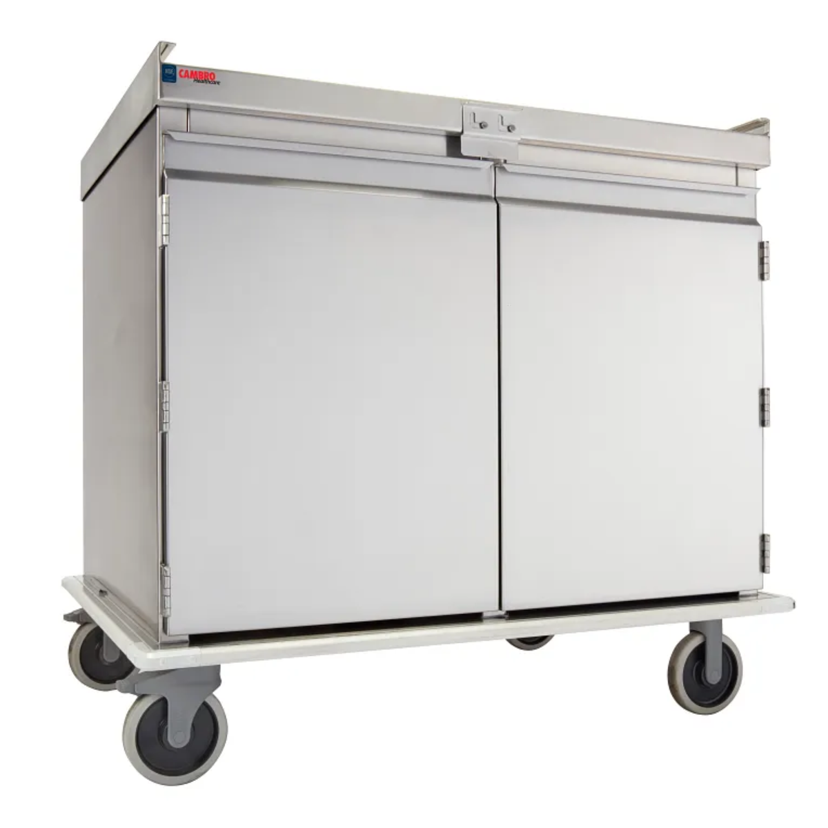 Cambro ProServe Stainless Steel Meal Delivery Cart with Top Rail, 20 Tray – MDS1520S2R000