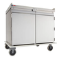 Cambro ProServe Stainless Steel Meal Delivery Cart with Top Rail, 20 Tray – MDS1520S2R000