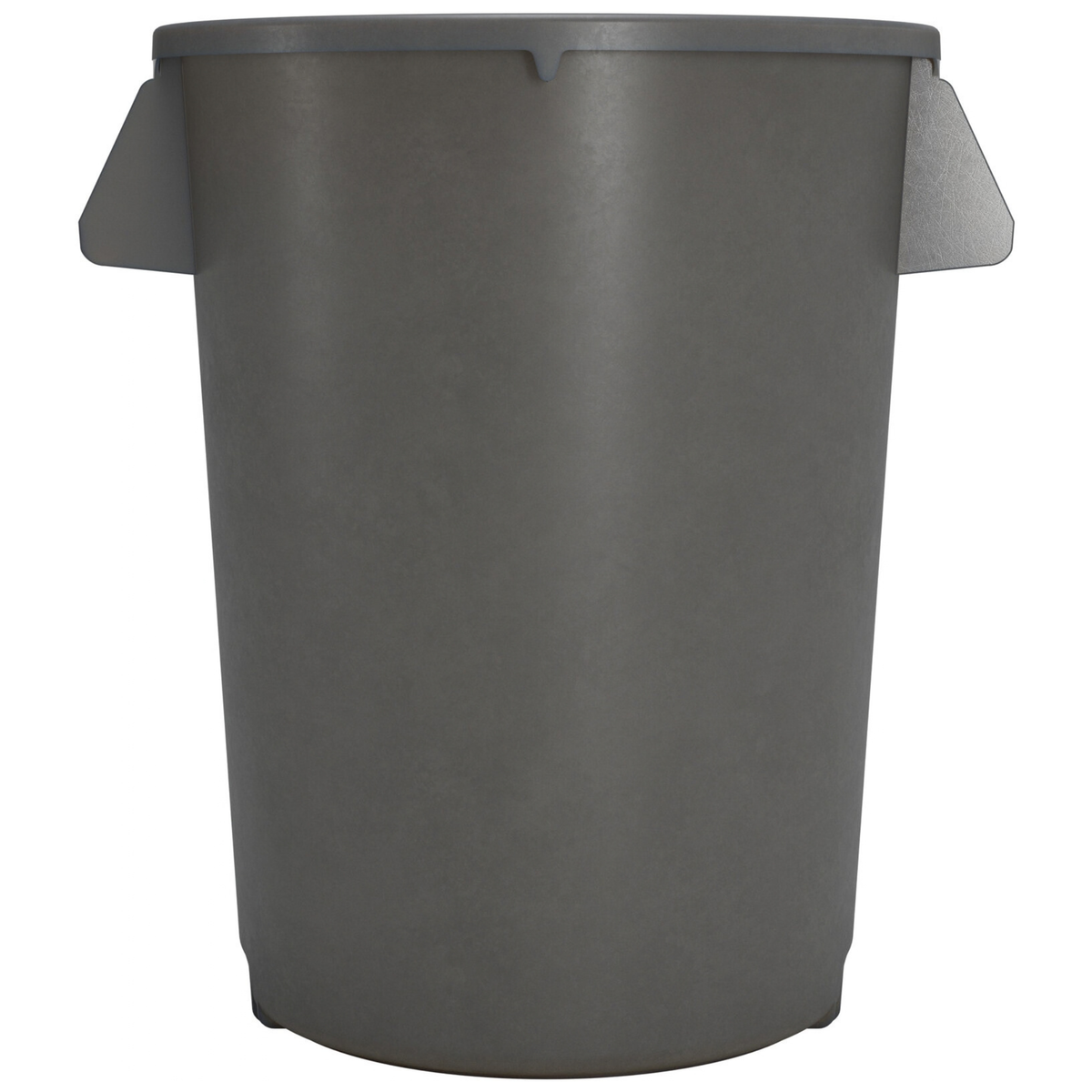 Contenedor de residuos Carlisle Bronco, 32 galones, 27-3/4" de alto x 22-3/8" de diámetro, redondo, gris - 84103223