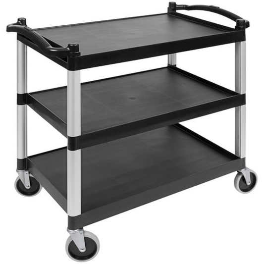 Cambro Service Cart 3-Shelf Black - BC340KD110