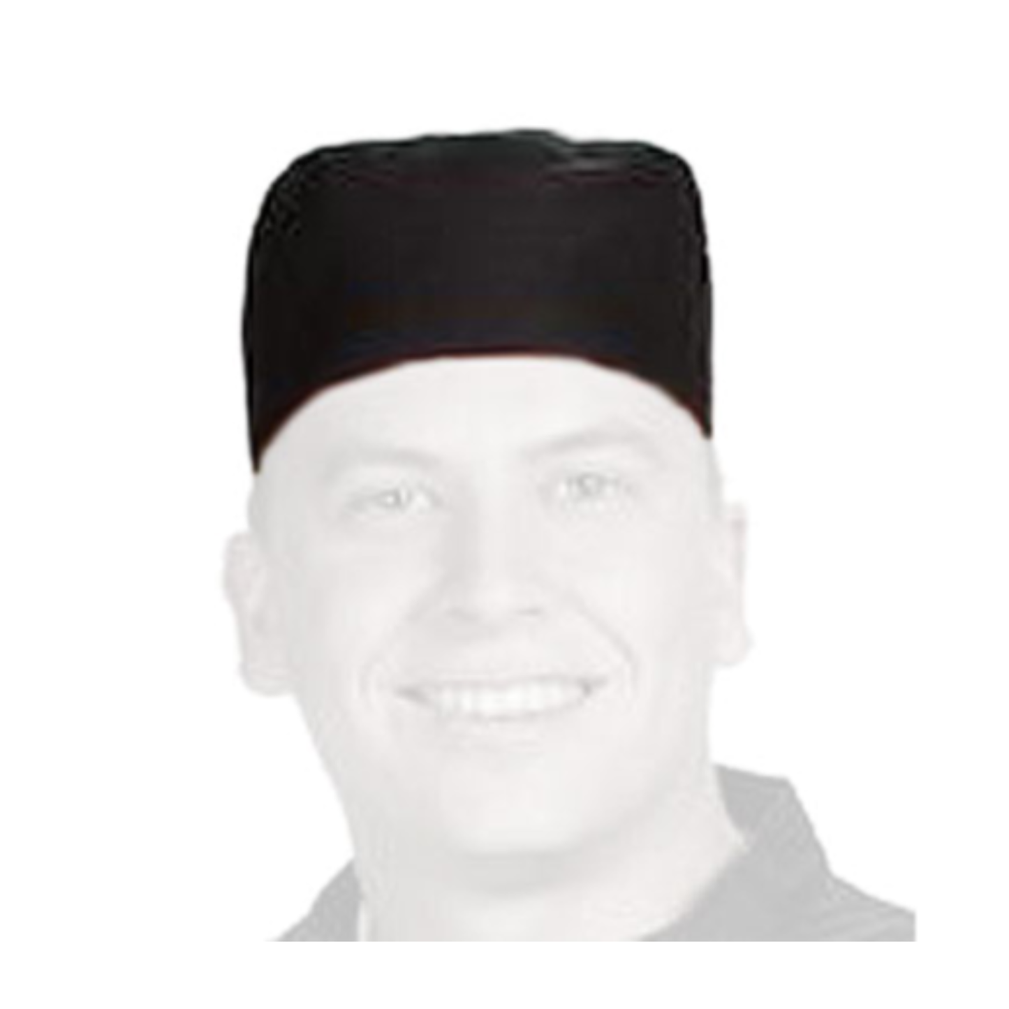 Chef Revival Chef Hat Pill Box Style Black Regular - H008-R