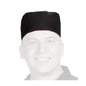 Chef Revival Chef Hat Pill Box Style Black Regular - H008-R