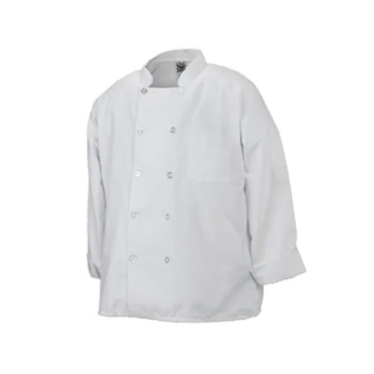 Chaqueta de chef Chef Revival, blanca, doble botonadura, talla extragrande (J100-XL)