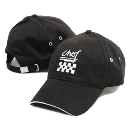 Chef Revival Chef Baseball Style Cap Black - H064BK