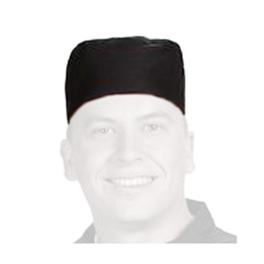 Chef Revival Chef Hat Pill Box Style Black X-Large - H008-XL