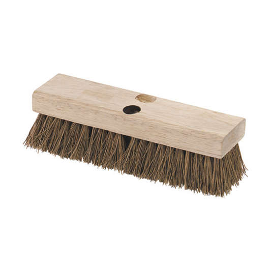 CCK Flo-Pac Deck Scrub Brush Head (Only), 10"L X 2-7/8"W, Threaded, Palmyra Bristles - 3619200