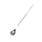 Cuchara de barra antiderrames, mango retorcido de 11" sin perilla - 1111-2-T