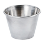 Taza para salsa de 2.5 oz de acero inoxidable