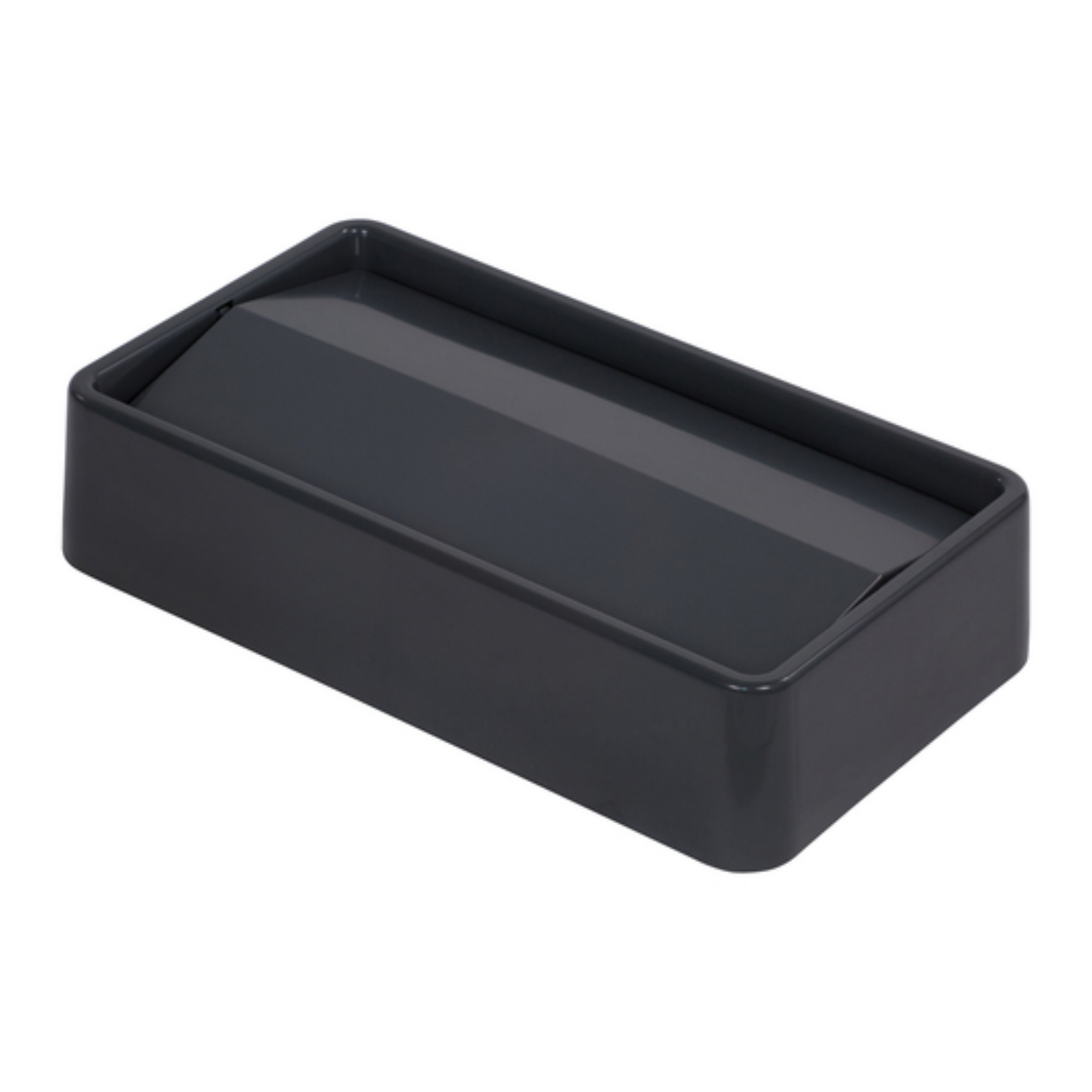 CCK Swing Top Lid, Receptacle, fits 15/23 gallon Trimline waste containers, gray - 34202423