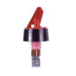 Spill-Stop Posi-Por Pourer 1 oz, Red with Collar - 399-24