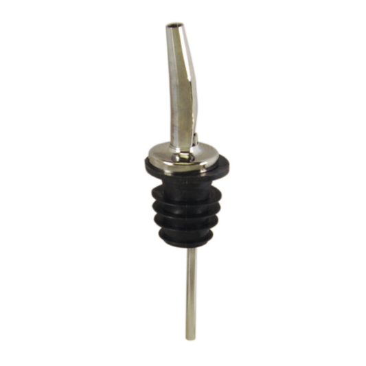 Spill-Stop Pourer, Metal with Poly Stopper, Medium Speed - 285-50
