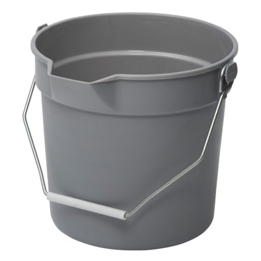 Winco Utility Pail 14 Qt Gray Polyethylene - UPP-14G