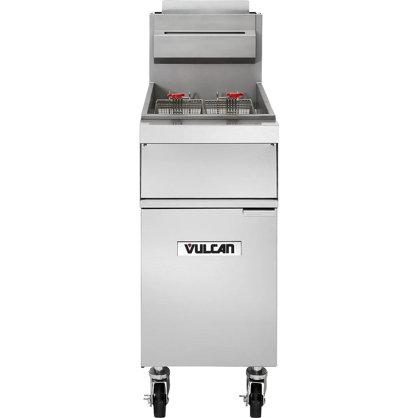 Vulcan GR Series Natural Gas Floor Fryer Stainless Steel NSF 35-40 lb 1GR35M-1