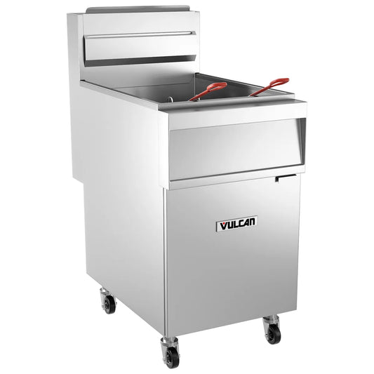 Vulcan GR Series Natural Gas Floor Fryer NSF 85-90 Lb - 1GR85M-1