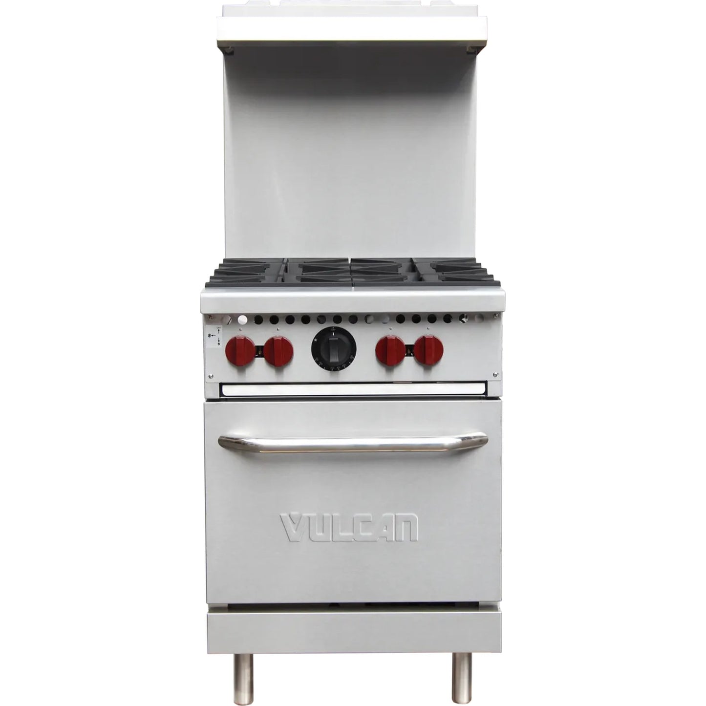 Vulcan SX Series Commercial Gas Range Stainless Steel 4-Burner 24" SX24-4BN