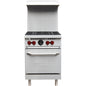 Vulcan SX Series Commercial Gas Range Stainless Steel 4-Burner 24" SX24-4BN