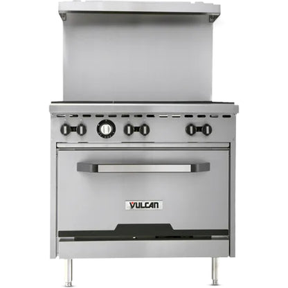 Vulcan SX Series Commercial Gas Range Stainless Steel 36" 6-Burner SX36-6BN