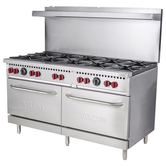 Vulcan SX Series Commercial Gas Range Stainless Steel 10-Burner 60" - SX60-10BN