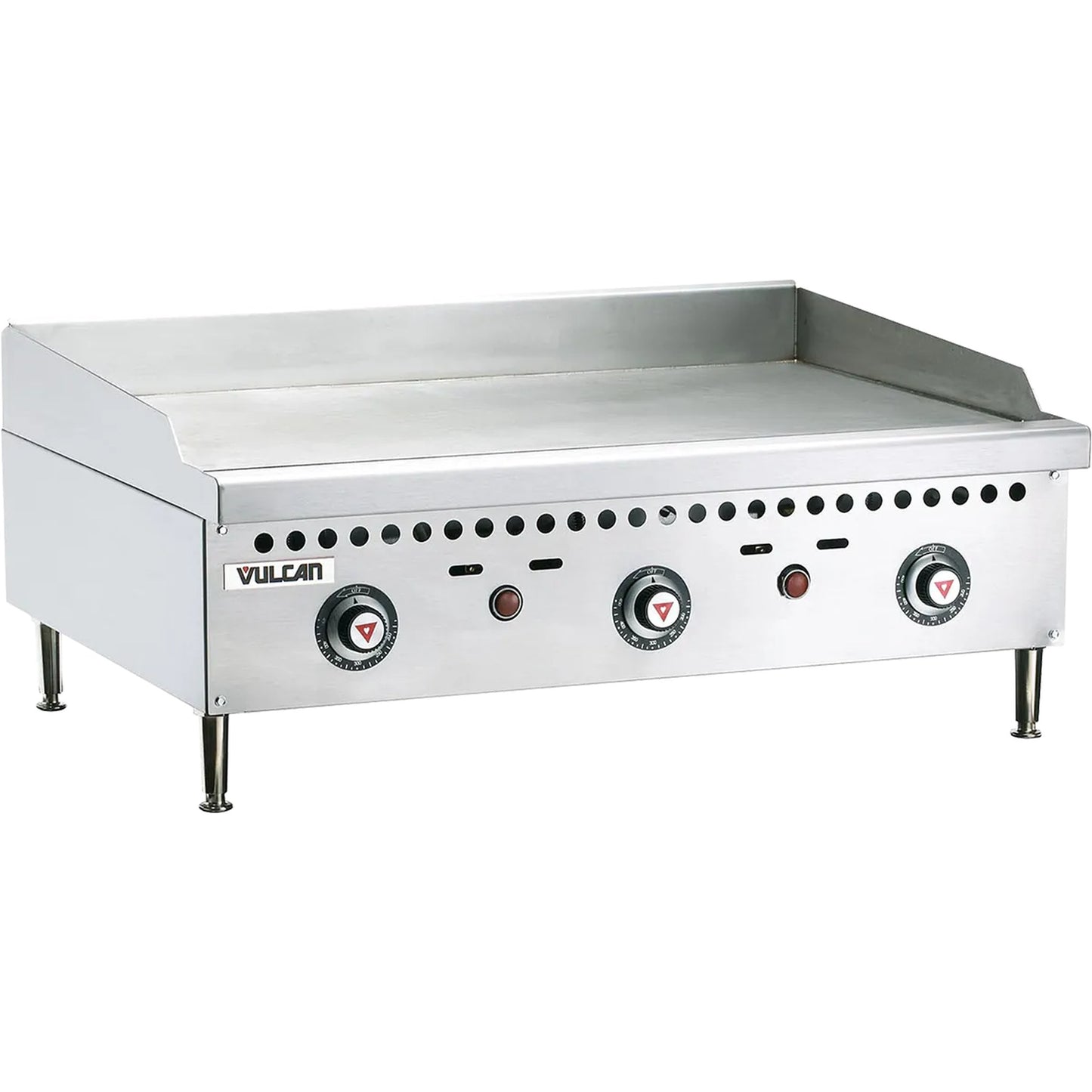 Vulcan Countertop Gas Griddle NSF 1" Steel Plate 36" - Natural Gas VCRG36-T1