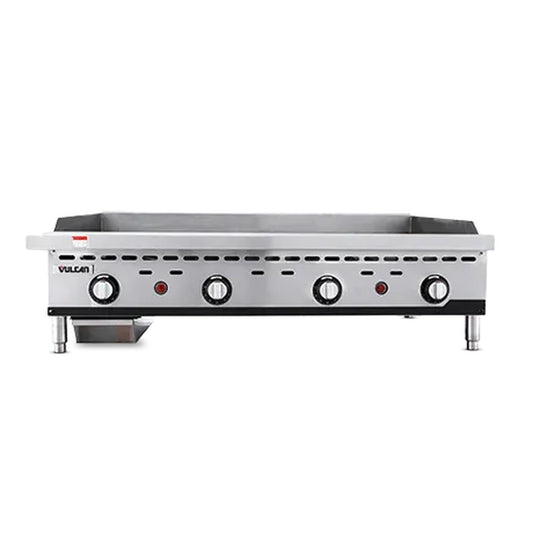 Vulcan Countertop Gas Griddle NSF Thermostatic 48" - Natural Gas - VCRG48-T1