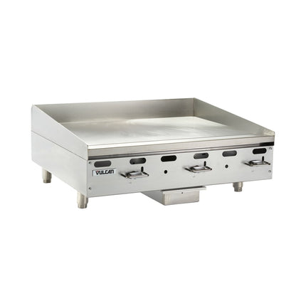 Vulcan Heavy-Duty Manual Gas Griddle NSF Polished Steel 36" VMG36-101