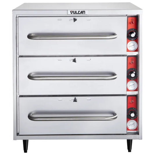 Vulcan 3-Drawer Warmer Stainless Steel Freestanding 120V VW3S-1M0ZX