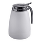 Vollrath - Vertedor de jarabe, 1,2 litros - Frasco de polietileno blanco, tapa cromada - 2748