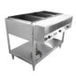 Vollrath ServeWell Hot Food Serving Counter/Table 3 Wells with Casters - 38003