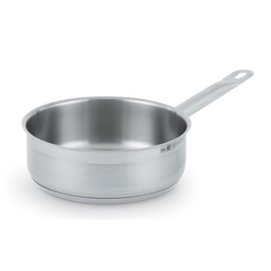 Vollrath - Saute' Pan, 4qt Professional Stainless Steel - 3804
