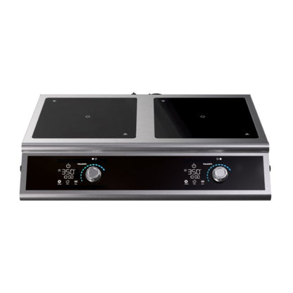 Vollrath Dual-Hob Countertop Induction Range Stainless Steel - DUALI-2900SS