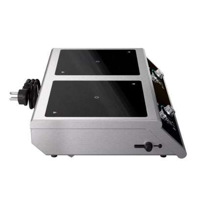 Vollrath Dual-Hob Countertop Induction Range Stainless Steel - DUALI-2900SS