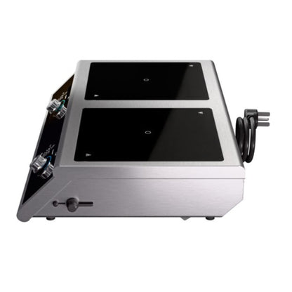 Vollrath Dual-Hob Countertop Induction Range Stainless Steel - DUALI-2900SS