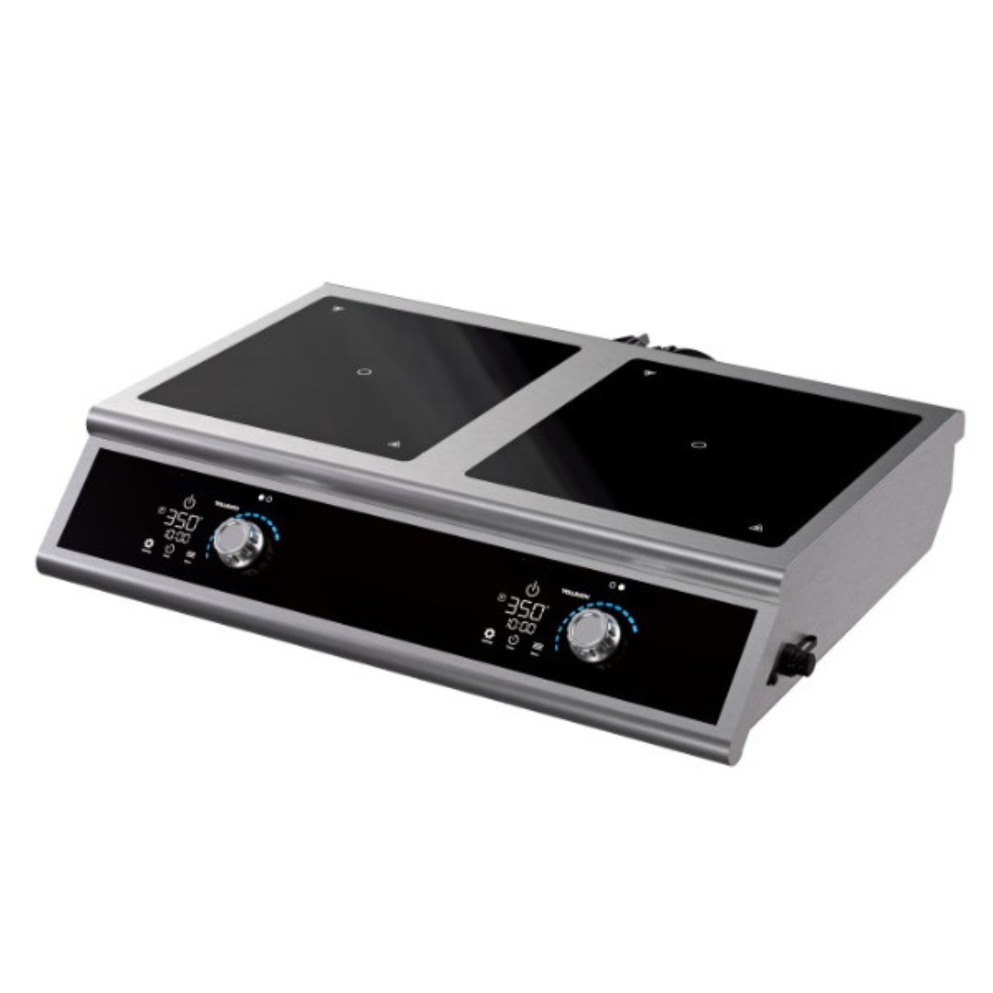 Vollrath Dual-Hob Countertop Induction Range Stainless Steel - DUALI-2900SS