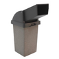 Wausau Tile Waste Container 30 Gallon, Gray - TF1021