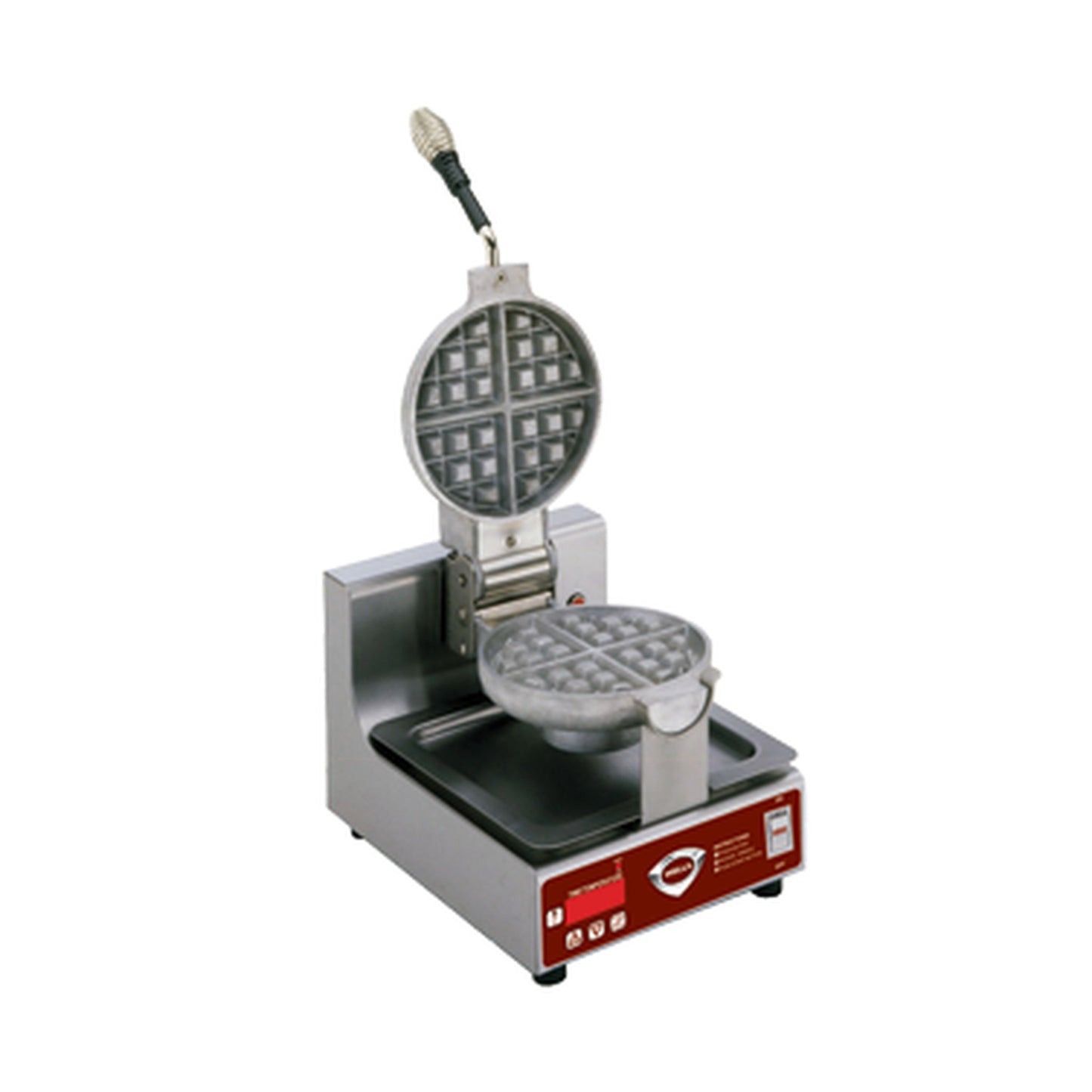 Wells Belgian Waffle Baker Stainless Steel Single Round 7" - 120V - BWB-1S - OUTLET