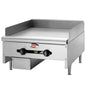 Wells Commercial Gas Countertop Griddle NSF Thermostatic 24" - HDTG-2430G
