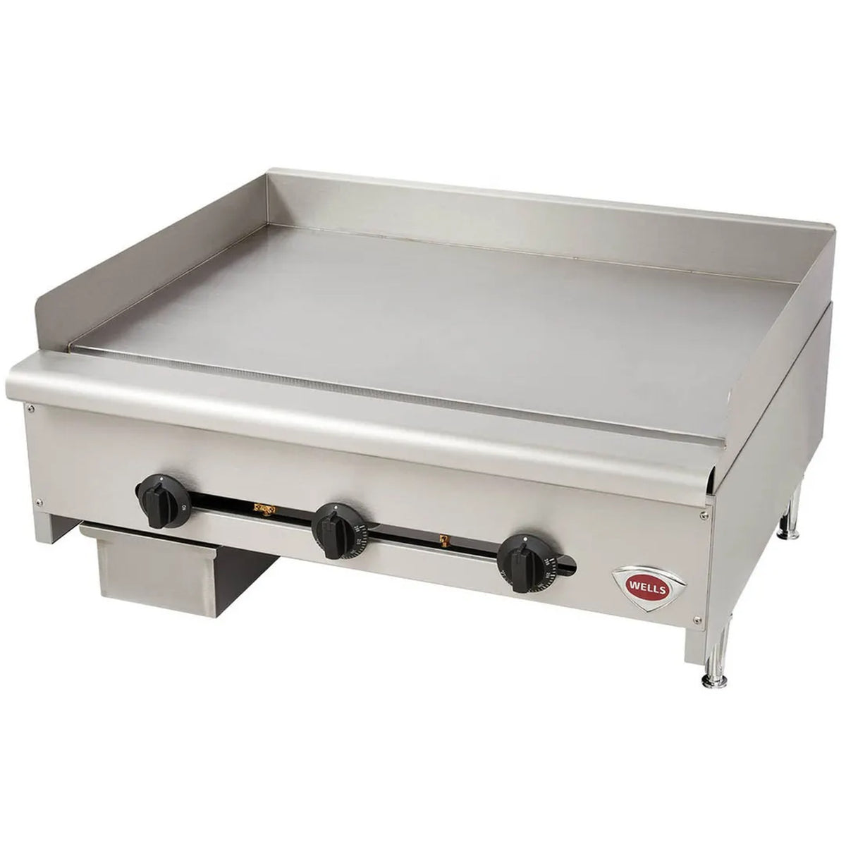 Wells Commercial Gas Countertop Griddle Thermostatic NSF 36" - HDTG-3630G