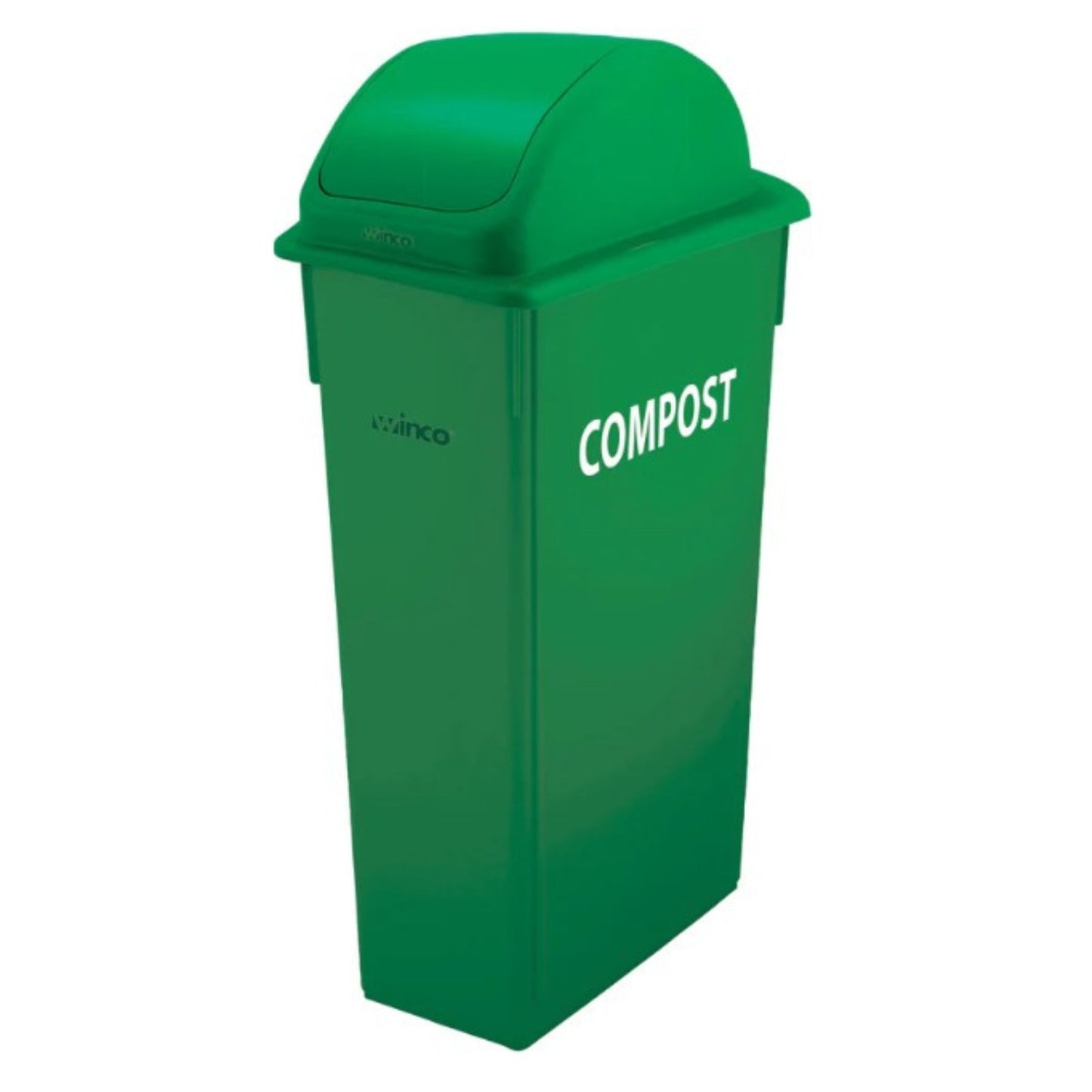 Tapa para contenedor de basura Winco, verde - PTCL-23GR