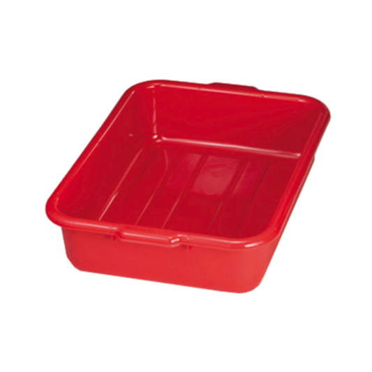 Caja de transporte TableCraft de polietileno rojo, 53 x 38 x 12,7 cm - 1529R