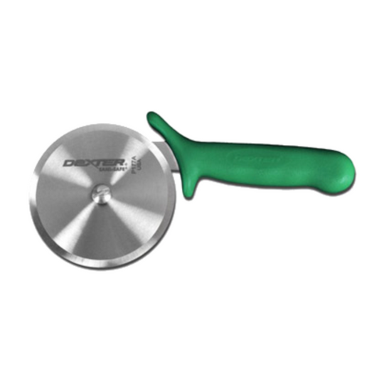 SaniSafe 4" Pizza Cutter Green